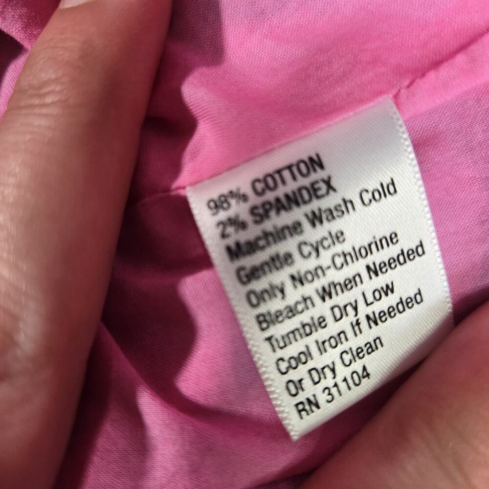 Ellen Ollie Sz 4 One Shoulder Dress Bow Bright Pink 80s 90s Southern Fit Flare - Picture 11 of 13
